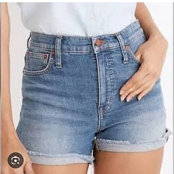 Madewell High Rise Denim Shorts - Picture 8 of 8